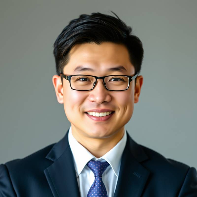 Professional headshot of a businessman by David Chen.